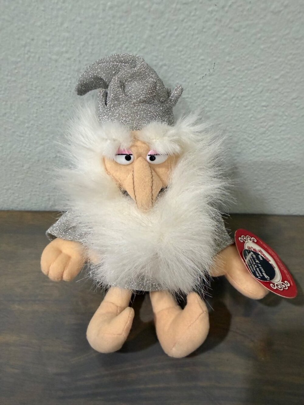 Vtg Santa Claus is Comin' to Town Winter Warlock Stuffins Plush Toy Stuffed 7"